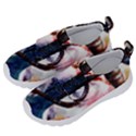 Anchor watercolor painting tattoo art anchors and birds Kids  Velcro No Lace Shoes View2