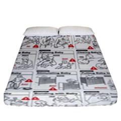 White Printer Paper With Text Overlay Humor Dark Humor Infographics Fitted Sheet (king Size) by Salman4z