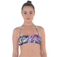 Rick And Morty Time Travel Ultra Halter Bandeau Bikini Top by Salman4z