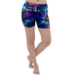 Rick And Morty In Outer Space Lightweight Velour Yoga Shorts by Salman4z