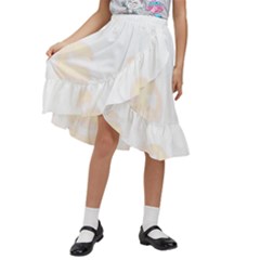 Boxing Cat Kids  Ruffle Flared Wrap Midi Skirt by JayEdden