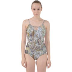 Vintage Astronomy  Cut Out Top Tankini Set by ConteMonfrey