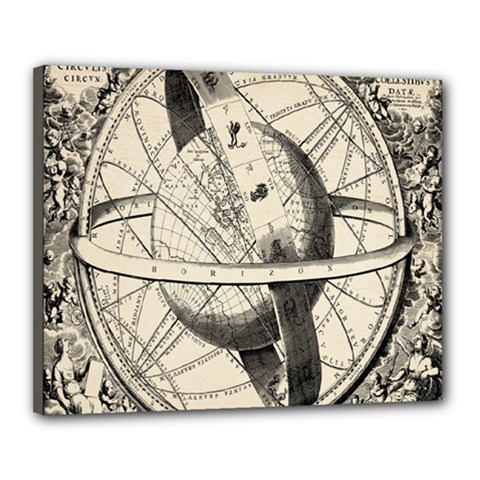 Vintage Planet Canvas 20  X 16  (stretched) by ConteMonfrey