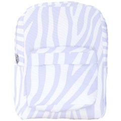 Grey Zebra Vibes Animal Print  Full Print Backpack by ConteMonfrey