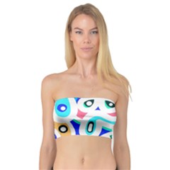 Crazy Pop Art - Doodle Animals   Bandeau Top by ConteMonfrey