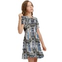 Squad Latvia Architecture Kids  Puff Sleeved Dress View2