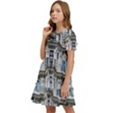 Squad Latvia Architecture Kids  Puff Sleeved Dress View3