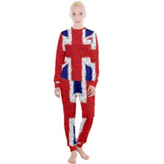 Union Jack Flag National Country Women s Lounge Set by Celenk