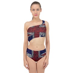 Union Jack Flag Uk Patriotic Spliced Up Two Piece Swimsuit by Celenk