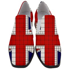 Union Jack Flag Uk Patriotic Women Slip On Heel Loafers by Celenk