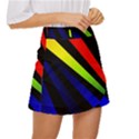 Graphic Design Computer Graphics Mini Front Wrap Skirt View3