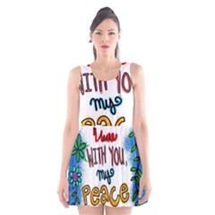 Christian Christianity Religion Scoop Neck Skater Dress by Celenk