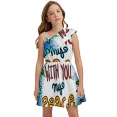 Christian Christianity Religion Kids  One Shoulder Party Dress by Celenk