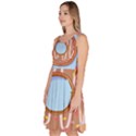 Dessert Food Donut Sweet Decor Chocolate Bread Knee Length Skater Dress With Pockets View2