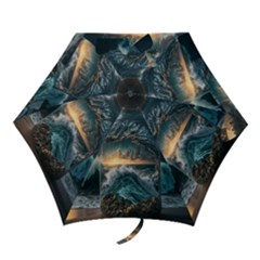 Fantasy People Mysticism Composing Fairytale Art 2 Mini Folding Umbrellas by Uceng