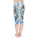 Abstract Acrylic Color Texture Watercolor Creative Kids  Capri Leggings  View2