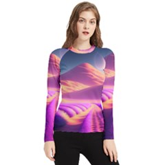 Fantasy Art Wallpaper Artwork Desktop Women s Long Sleeve Rash Guard by Uceng