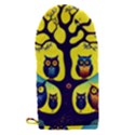 Owl Animal Cartoon Drawing Tree Nature Landscape Microwave Oven Glove View2