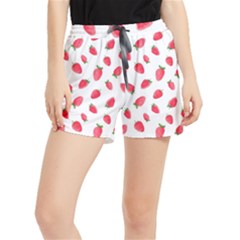 Strawberry Women s Runner Shorts by SychEva