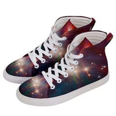 Astrology Astronomical Cluster Galaxy Nebula Women s Hi-top Skate Sneakers by danenraven