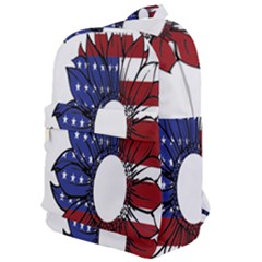 Us Flag Flower Sunshine Flag America Usa Classic Backpack by Wegoenart