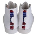 Us Flag Flower Sunshine Flag America Usa Women s Hi-Top Skate Sneakers View4