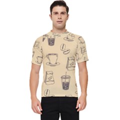 Coffee-56 Men s Short Sleeve Rash Guard by nateshop