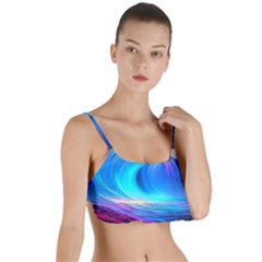 Art Fantasy Painting Colorful Pattern Design Layered Top Bikini Top  by Ravend