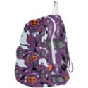 Pumpkin Ghost Witch Hat Halloween Sketch Holiday Foldable Lightweight Backpack View4