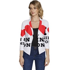 I Love Gin And Tonic Women s Casual 3/4 Sleeve Spring Jacket by ilovewhateva