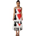 I love gin and tonic Square Neckline Tiered Midi Dress View1