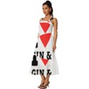 I love gin and tonic Square Neckline Tiered Midi Dress View2