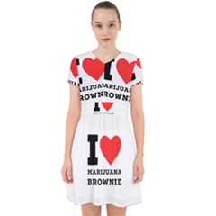 I Love Marijuana Brownie Adorable In Chiffon Dress by ilovewhateva