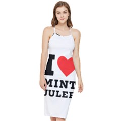 I Love Mint Julep Bodycon Cross Back Summer Dress by ilovewhateva