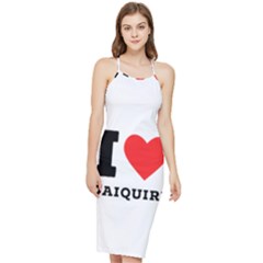 I Love Daiquiri Bodycon Cross Back Summer Dress by ilovewhateva