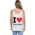 I love paloma Casual Spaghetti Strap Chiffon Top View4