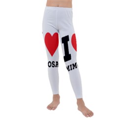 I Love Mimosa Kids  Lightweight Velour Leggings by ilovewhateva