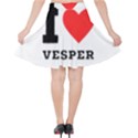 I love vesper Velvet High Waist Skirt View2