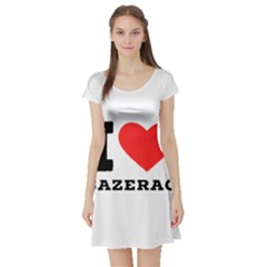 I Love Sazerac Short Sleeve Skater Dress by ilovewhateva