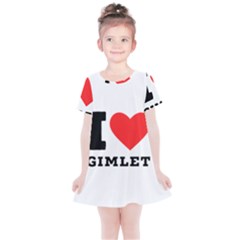 I Love Gimlet Kids  Simple Cotton Dress by ilovewhateva