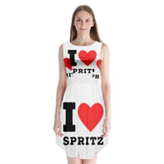 I Love Spritz Sleeveless Chiffon Dress   by ilovewhateva