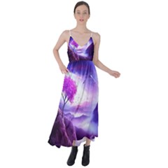 Fantasy World Tie Back Maxi Dress by Salman4z