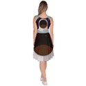 Astronaut Space Astronomy Universe Knee Length Skater Dress With Pockets View4