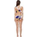 Rocket Ship Launch Vehicle Moon Low Cut Ruffle Edge Bikini Set View4