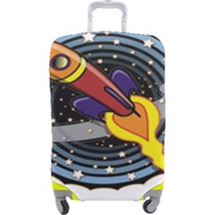 Rocket Space Clipart Illustrator Luggage Cover (large) by Salman4z