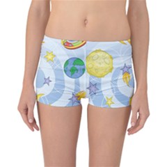 Science Fiction Outer Space Reversible Boyleg Bikini Bottoms by Salman4z