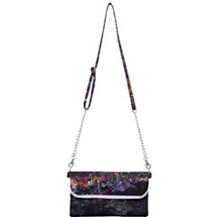 Grunge Paint Splatter Splash Ink Mini Crossbody Handbag by Salman4z
