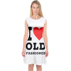 I Love Old Fashioned Capsleeve Midi Dress by ilovewhateva