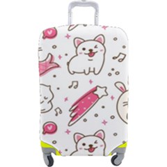 Cute Animal Seamless Pattern Kawaii Doodle Style Luggage Cover (large) by Salman4z