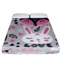 Big-set-with-cute-cartoon-animals-bear-panda-bunny-penguin-cat-fox Fitted Sheet (King Size) View1